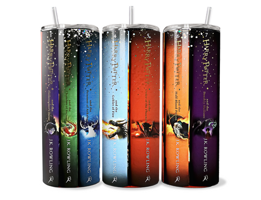 Wizard Books Collection 20oz Stainless Steel Tumbler