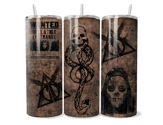 Wizard Dark Mark 20oz Stainless Steel Tumbler