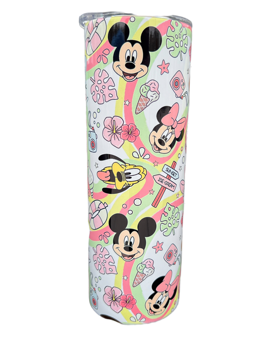 Groovy Mickey & Minnie 20oz Stainless Steel Tumbler