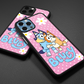 Bluey Pink Phone Case with Daisies