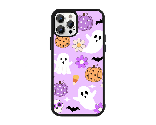 Groovy Halloween  Purple iPhone Case