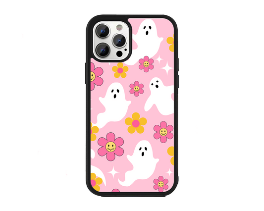 Groovy Halloween  Pink iPhone Case